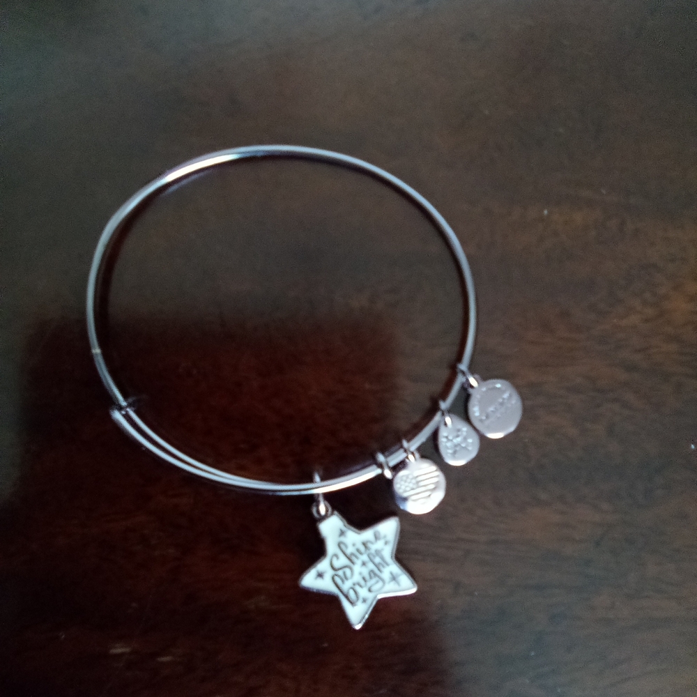 Alex and Ani Silver Charm‎ Bracelet
